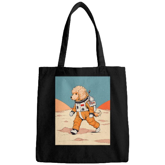 Goldendoodle Mars Funny Dog Astronaut Bags