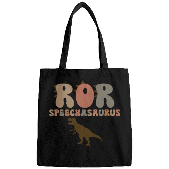 Dinosaur Pet ROR Speechasaurus Funny SLP Speech Therapist Dinosaur SLPA Bags