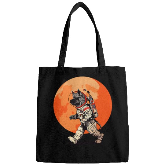 Schnauzer Mars Funny Dog Astronaut 1 Bags