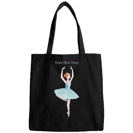 Team Dew Drop Nutcracker Ballet Ballerina Christmas Graphic Bags
