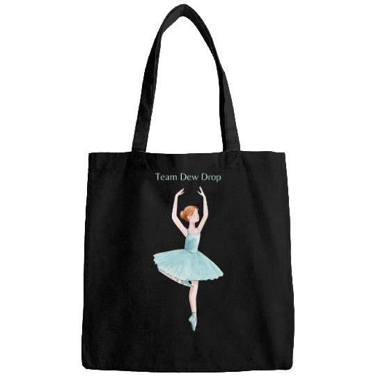 Team Dew Drop Nutcracker Ballet Ballerina Christmas Graphic Bags