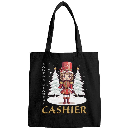 Cashier Christmas Classic Female Nutcracker Bags