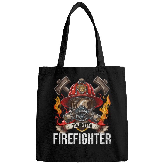 Volunteer Firefighter Nonprofit Work Volunteer Fireman Bags