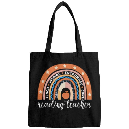 bests Reading Teacher Rainbow Reading Coach Bags