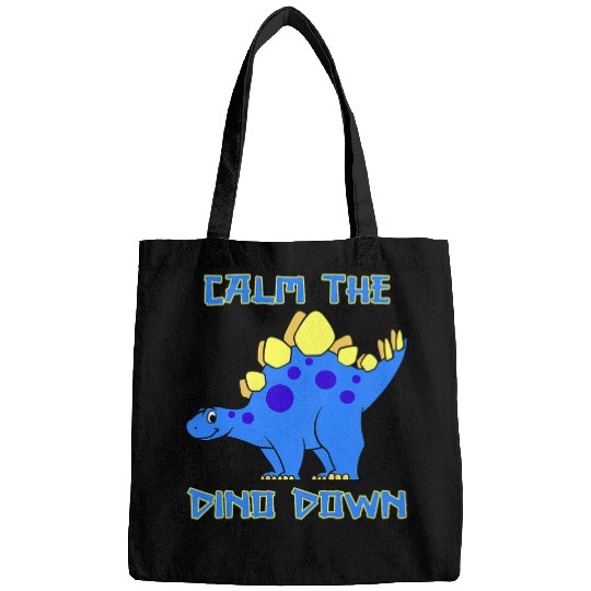 Dinosaur Pet Kids Funny Calm The DINO Down Stegosaurus Bags
