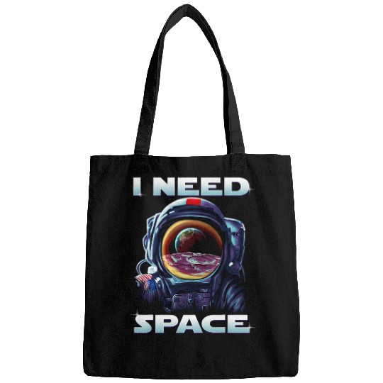 I need Space Astronaut on Moon with Earth Reflection Bags