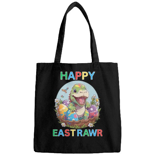 Dinosaur Pet Kids Cute TRex Dino Happy East Rawr Easter Holidays Bags