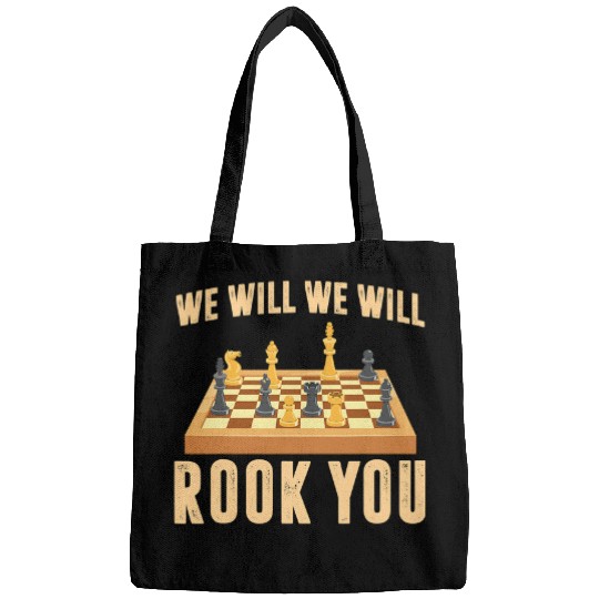 We Will We Will Rook You Chess Coachs Chess Club Bags
