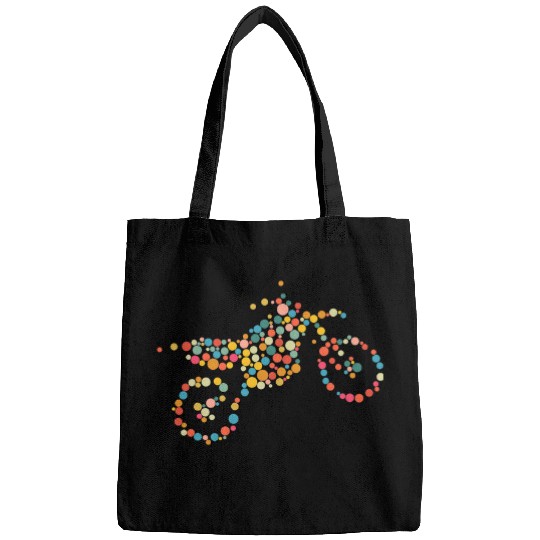Happy International Dot Day Colorful Polka Dot Motorcycle 22 Bags