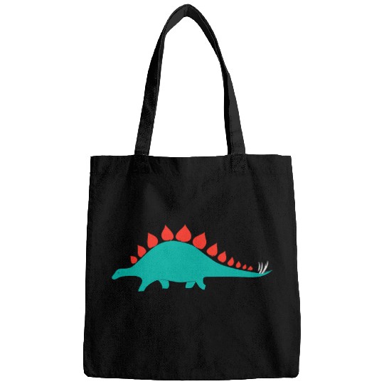Dinosaur Pet Cute Stegosaurus Dinosaur Cool Illustration Classic Bags