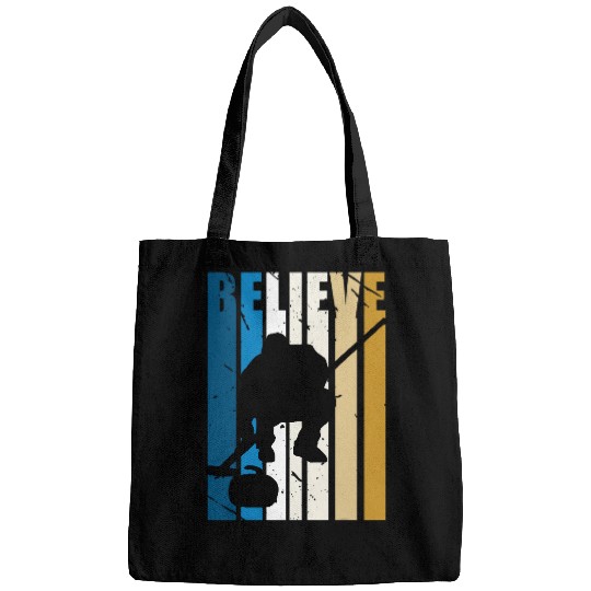 Retro Mens Ice Curling Winter Sports Training Train Coach Bags