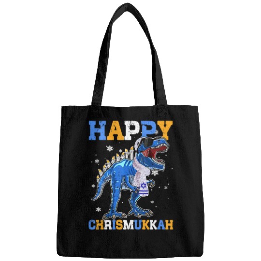 Dinosaur Pet Kids Funny Menorasaurus rexs Dinosaur Chanukkah Happy Hanukkah Bags