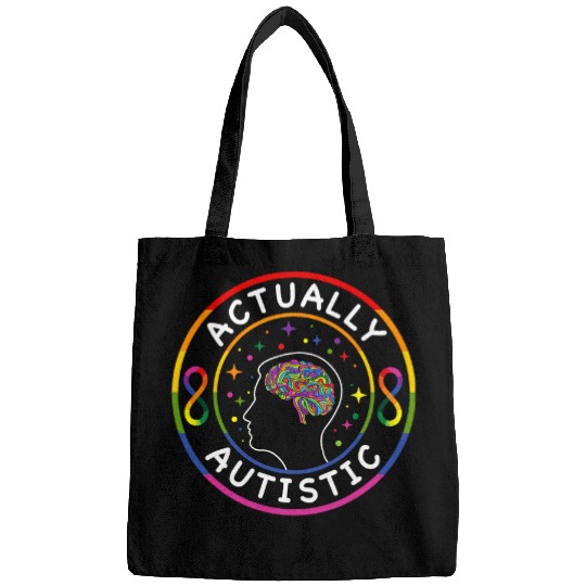 Autism Puzzle actually autistic neurodiversity autism sped teacher mom Bags