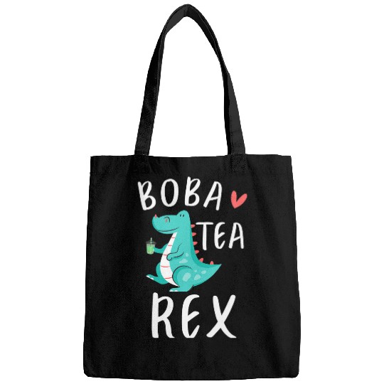 Dinosaur Pet Boba Tea Dino Dinosaurs Bubble Pearl Milk Tea TRex Bags