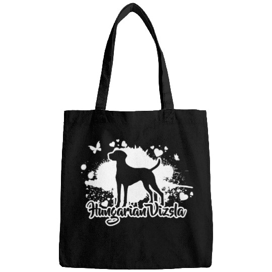Funny Proud Hungarian Vizsla dog mom dog Bags