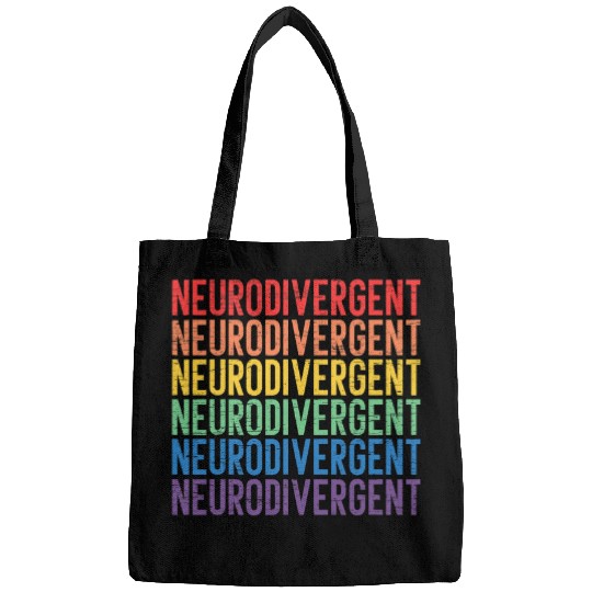 ADHD Ribbon Neurodivergent Neurodiversity Rainbow ADHD ASD Awareness 21 Bags