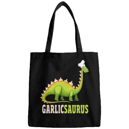 Dinosaur Pet Funny Garlic Dinosaur Lovers Dino Lover Restaurant Chef Bags