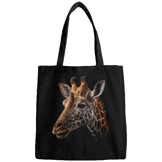 Giraffe Pet Animal Print Giraffes 4 Bags
