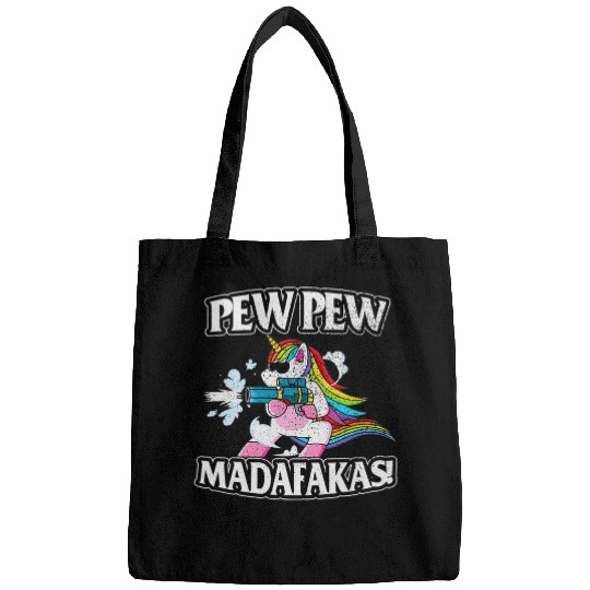 Unicorn Pet Pew pew madafakas unicorn guns Bags