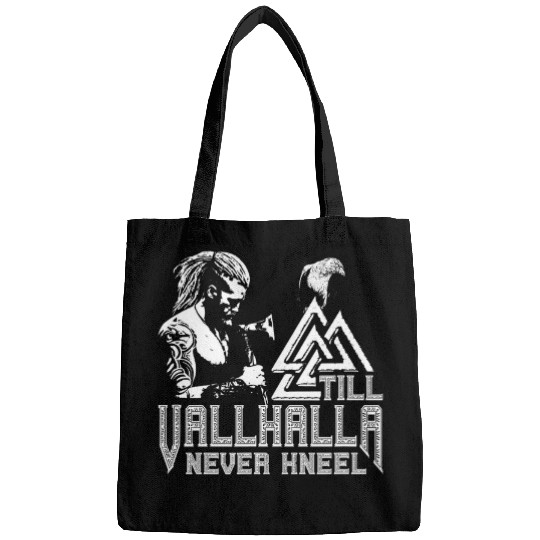Coyote Mammal Till Valhalla Never Kneel Vikings wolfs of Odin Bags