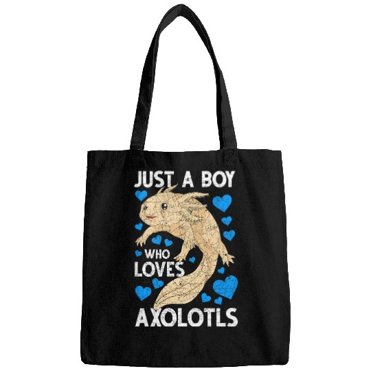 Axolotls Pet Boys Animal Lover Exotic Amphibian Salamander Mexico Axolotls Bags