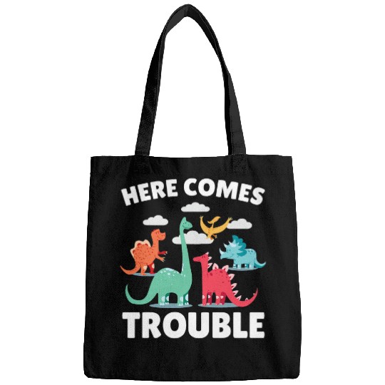 Dinosaur Pet Here comes Trouble with a Bags