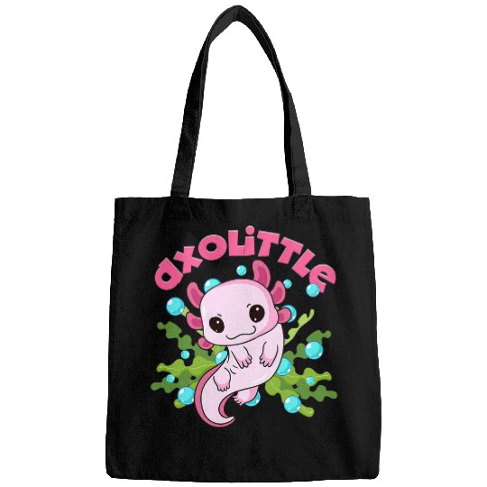 Axolotls Pet Axolittle design with Mexican amphibia Bags