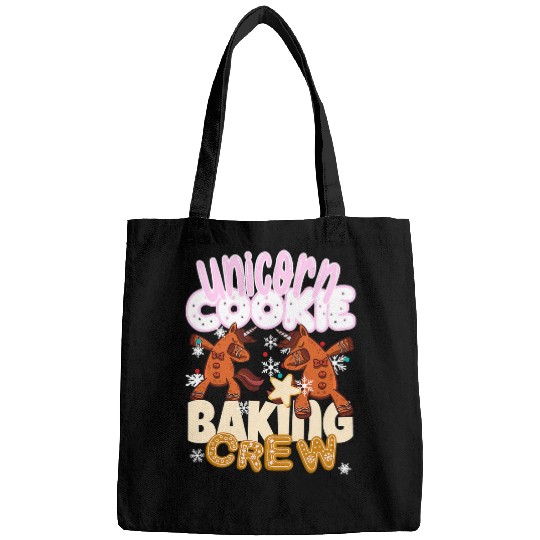 Unicorn Pet Cookie Baking Crew Christmas Baker Team Gingerbread Bags