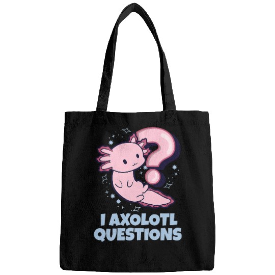 Axolotls Pet Kawaii Mexican Salamander Axolotls Lover I Axolotls Questions 32 Bags