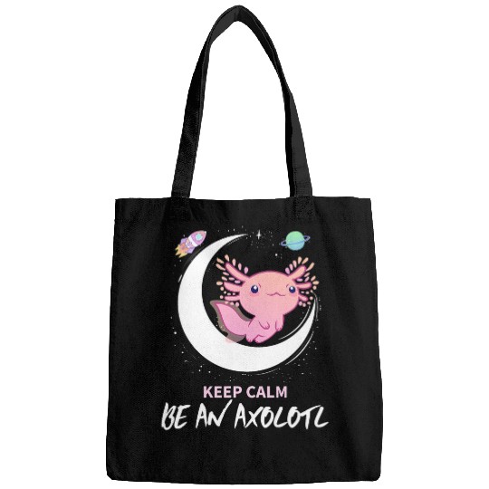 Axolotls Pet Keep Calm Be an Axolotls 2Cute Mexican Salamander Bags