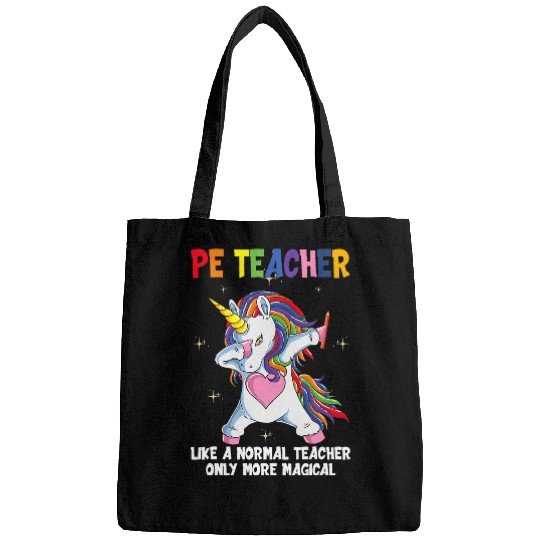 Unicorn Pet Phys Ed Teacher Physical Education Gym PE Teacher Bags