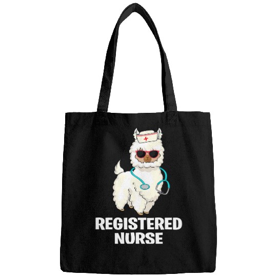 Llama Pet Nursing Funny RN Registered nurses Llama Nursing Student Graduation Bags