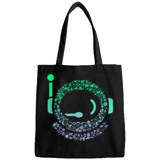 Silhouette Icon Astronaut Boys Astronaut Bags