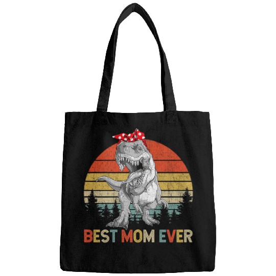 Dinosaur Pet Mamasaurus T rexs Dinosaur Funny  Mom Ever Mothers Day Bags