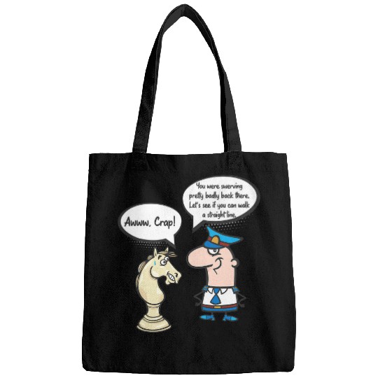 Horse Pet Funny chess horse chess club police chess Bags