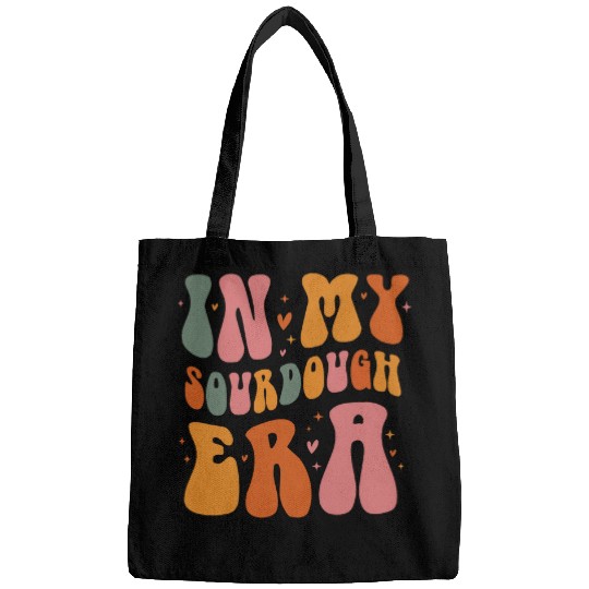 In My Sourdough Era Groovy Baker Bread Lover Bags