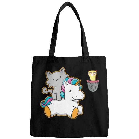 Unicorn Pet Grumpy Pocket Cat Face Kawaii Unicorn Pet Kitten Animal Bags
