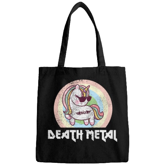 Unicorn Pet Goth Rock Satan Unicorn For Concerts Festivals Death Metal Bags