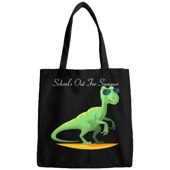 Dinosaur Pet Schools Out For Summer Vacation Break TRex Dinosaur 3 Bags