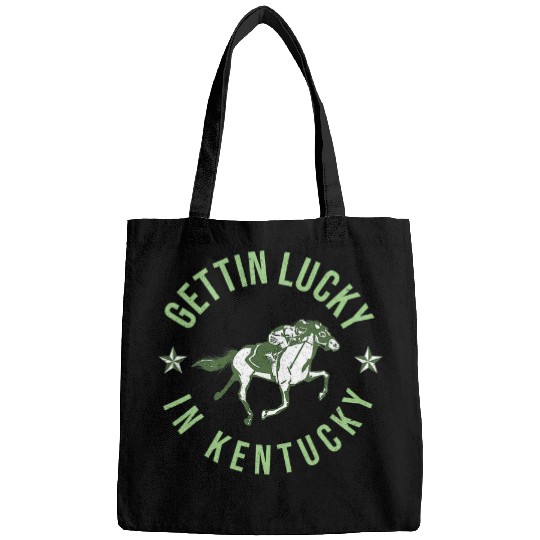 Horse Pet Funny Derby vintages Getting Lucky In Kentucky Horse Racing 2 Bags