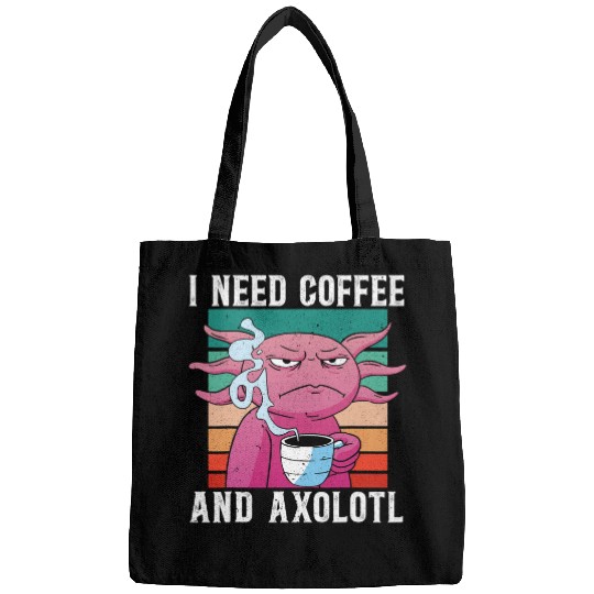 Axolotls Pet Reptile Mexican Retro Axolotls Salamander Bags