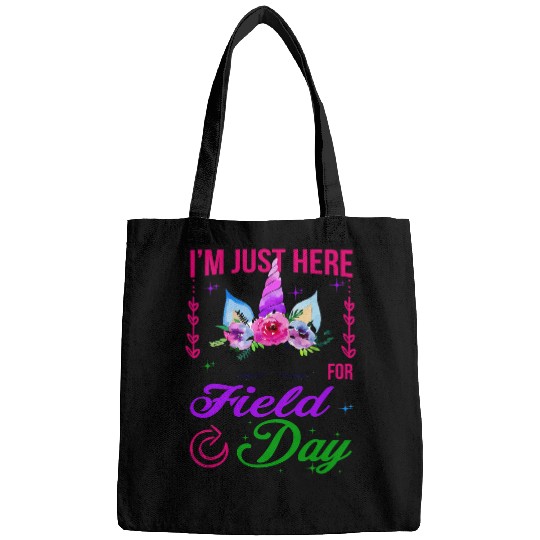 Unicorn Pet Im Just Here for Field Day Magical Unicorn Boys Girls Kids Bags