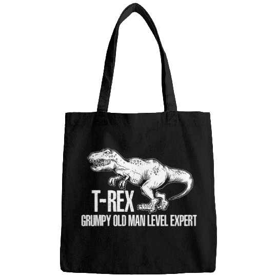 Dinosaur Pet TRex Grumpy Old Man Level Expert Tyrannosaurus Bags
