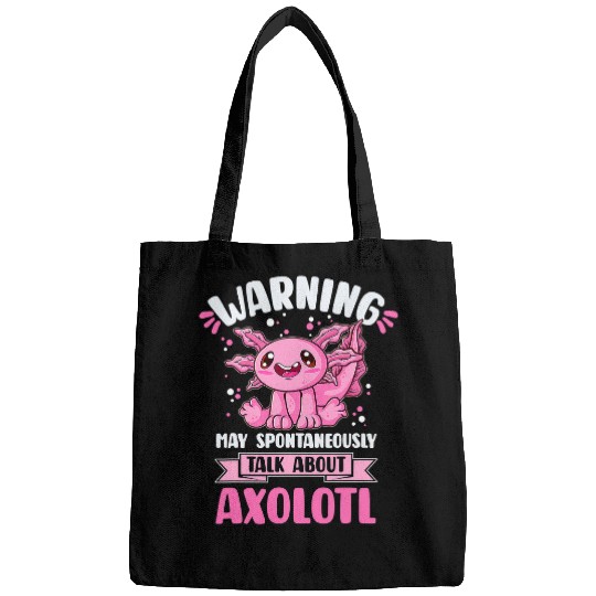 Axolotls Pet Mexican Salamander Girlsnager 458 Bags