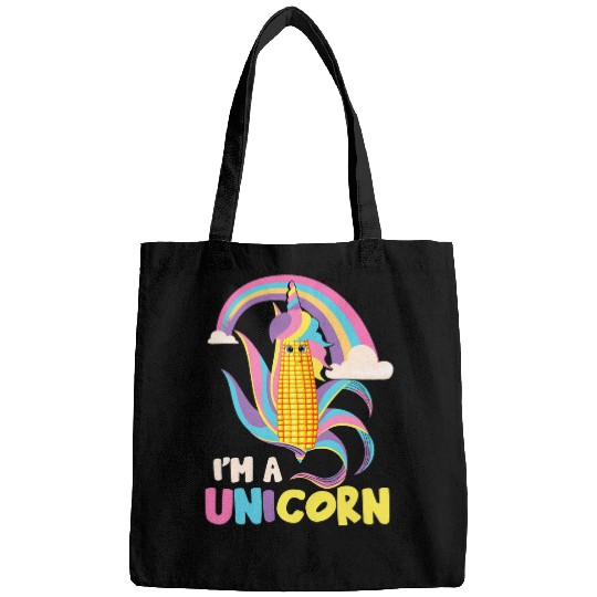 Unicorn Pet Im A Unicorn Funny Maize Corn Cob Kids Farming Corn Bags