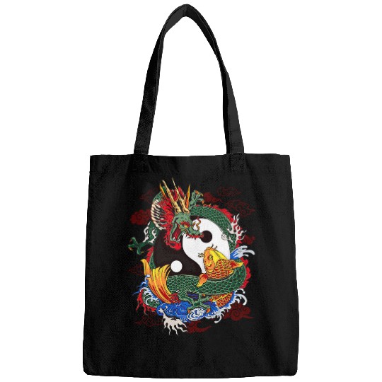 Dragon Pet Dragons Yin Yang Dragon Koi Fish Bags