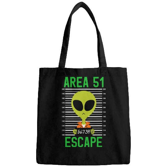 Aliens UFO Storm Area 51 Funny Alien Escape Men Women UFO Bags