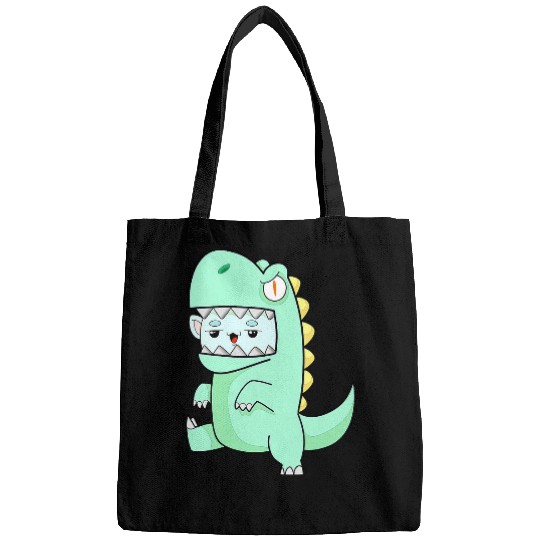 Dinosaur Pet Halloween Dinosaur Spooky Scary Holidays Graphic 8 Bags