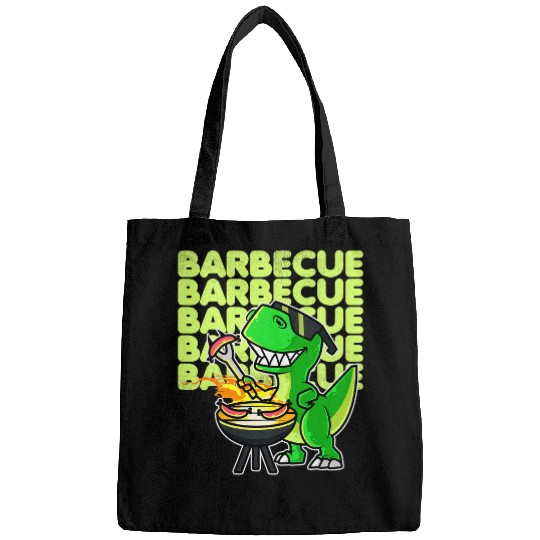 Dinosaur Pet Cool Dinosaur Tyrannosaurus Cooking Sausages Barbecue BBQ Bags