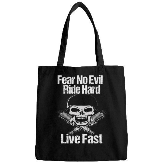 Motorcycle Biker Fear No Evil Ride Hard Motorcycle Design Bags